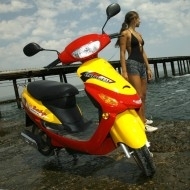 Запчастини для мопеда/скутера Skymoto 2т, Ланцюговий, 50сс, CADET-50, BABY-50, QM50QT-3E